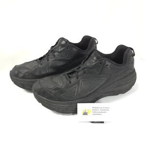 Hoka One One Bondi LTR Athletic Lace Up Running Shoe Mens Size 14 F27219J Black